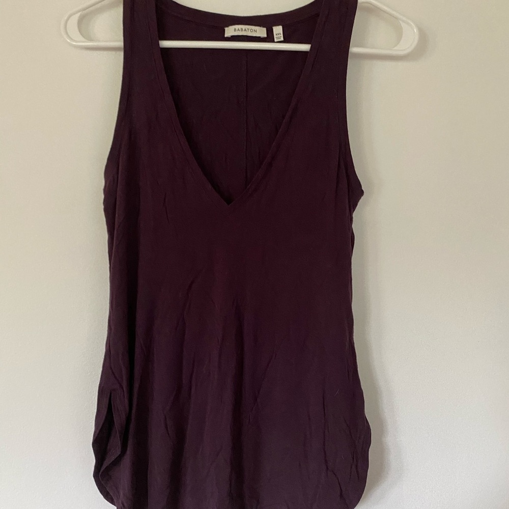 Babaton tank burgundy